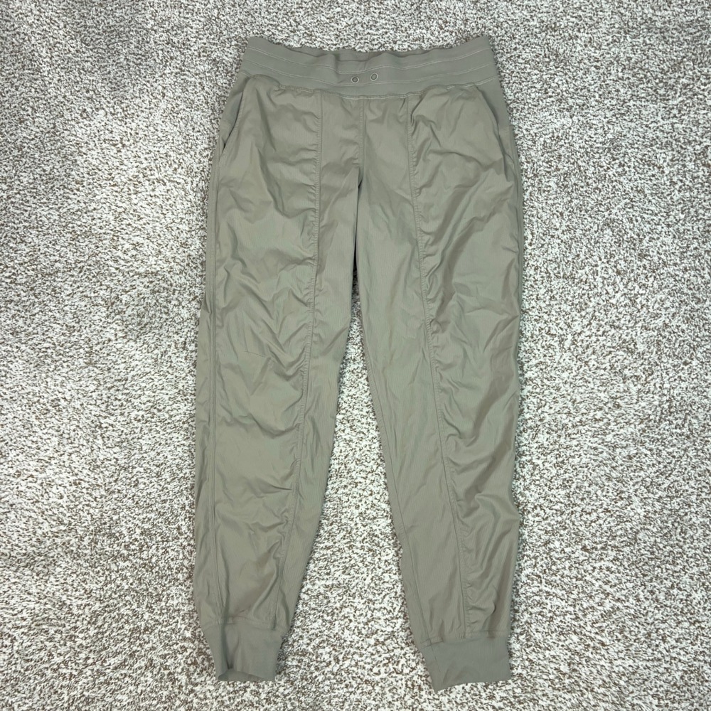 Lululemon Pants Womens 10 Gray Jogger Dance Studio Mid Rise Full Length Workout